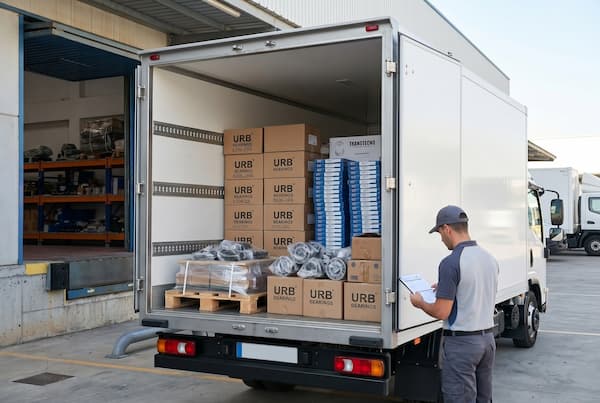 Entrega de repuestos e insumos industriales de Amalia Transportes en Lima